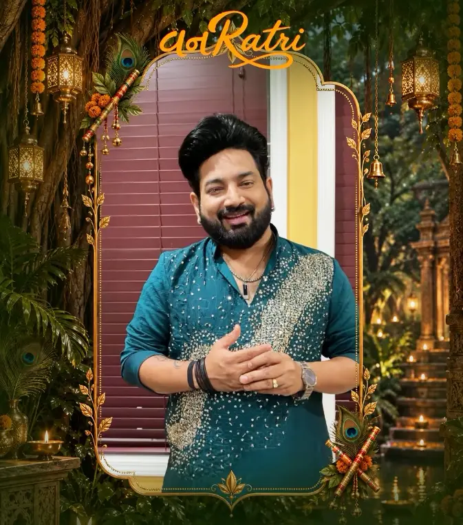 Himanshu Barot at Vanratri The Forest Garba Experience in Surat